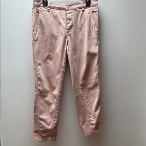 prAna Pink Straight-Leg Stretch Pants Size 8
